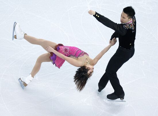 World Figure Skating Championships. Pairs. Short program