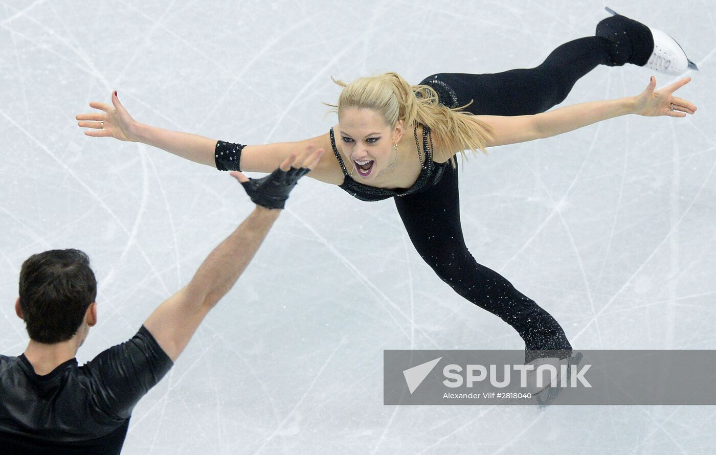 World Figure Skating Championships. Pairs. Short program