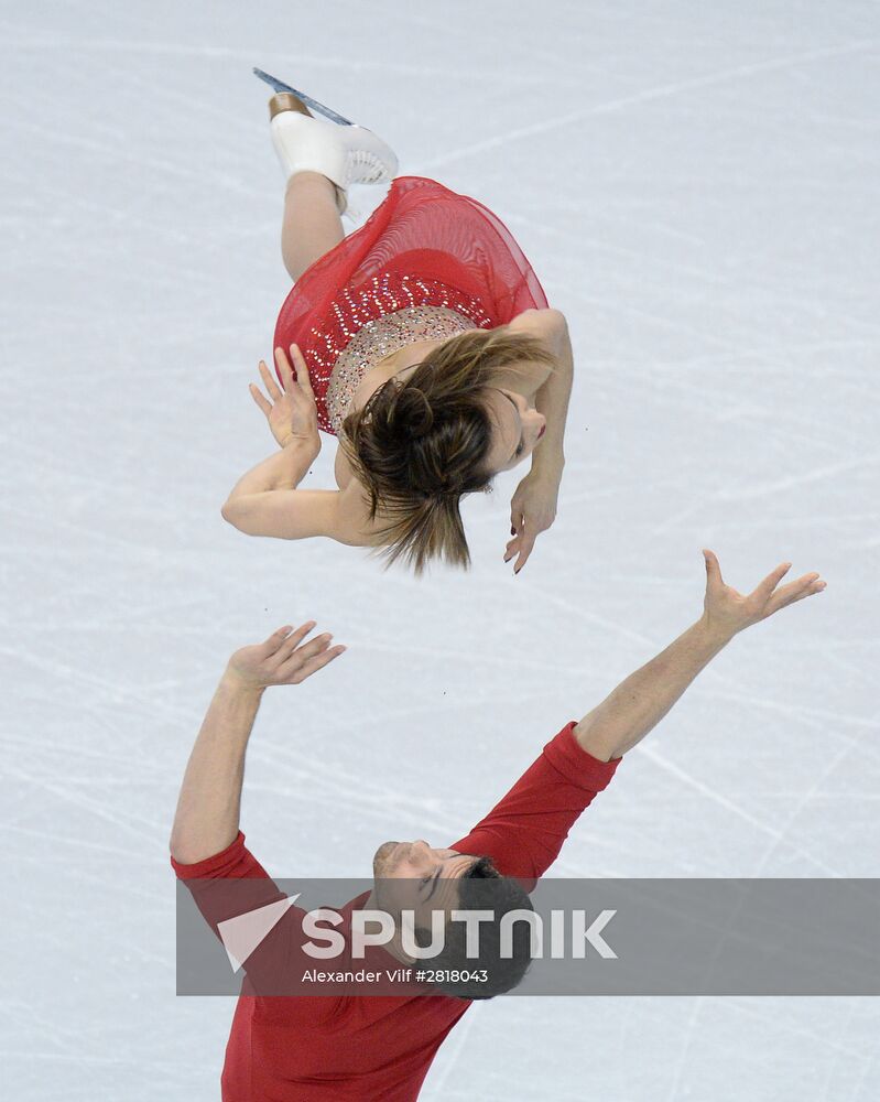 World Figure Skating Championships. Pairs. Short program