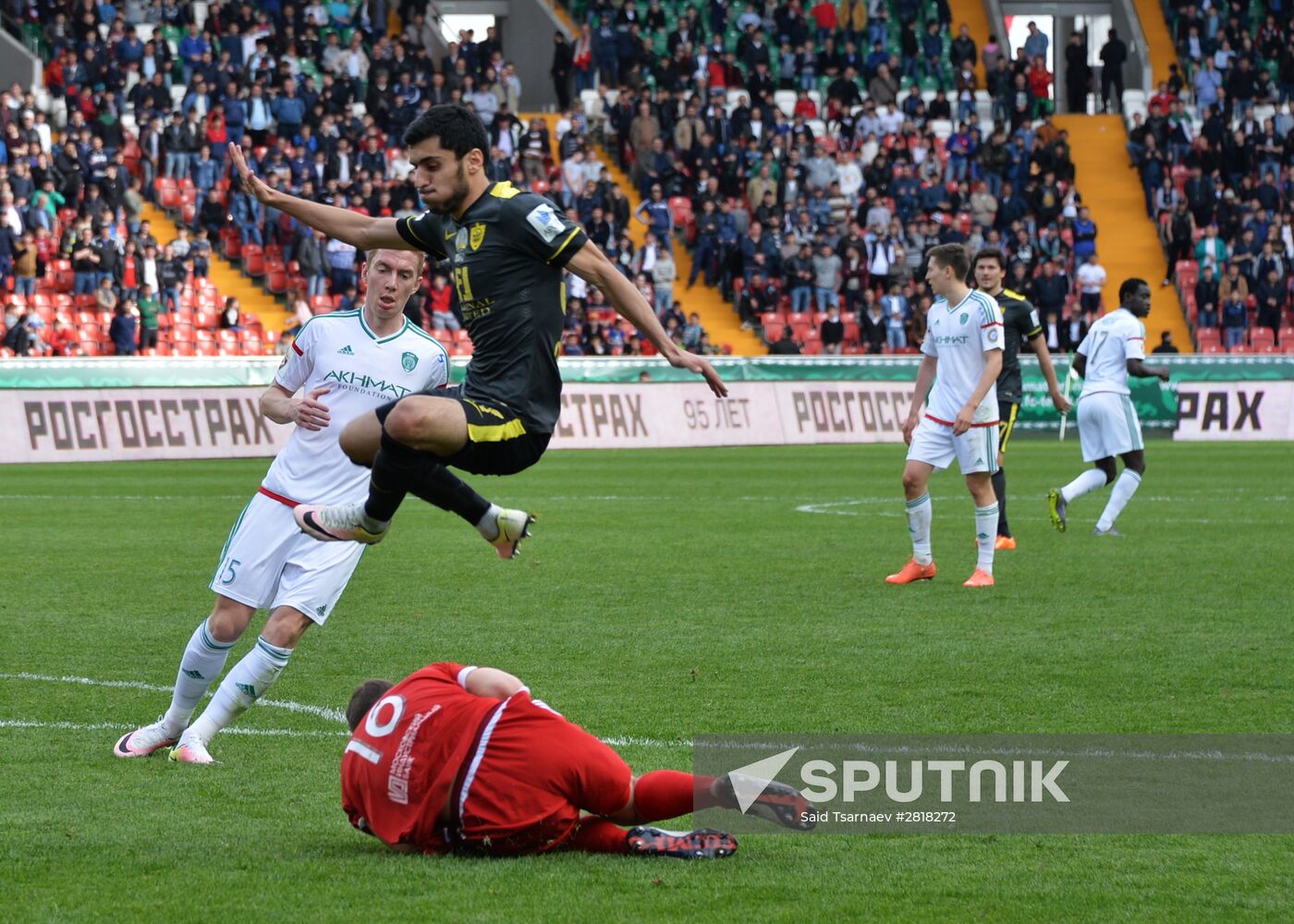 Football. Russian Premier League. Terek vs. Anzhi
