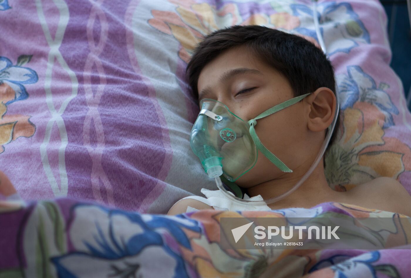 Children in the Republican Medical Center, Stepanakert