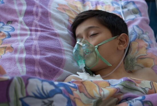 Children in the Republican Medical Center, Stepanakert