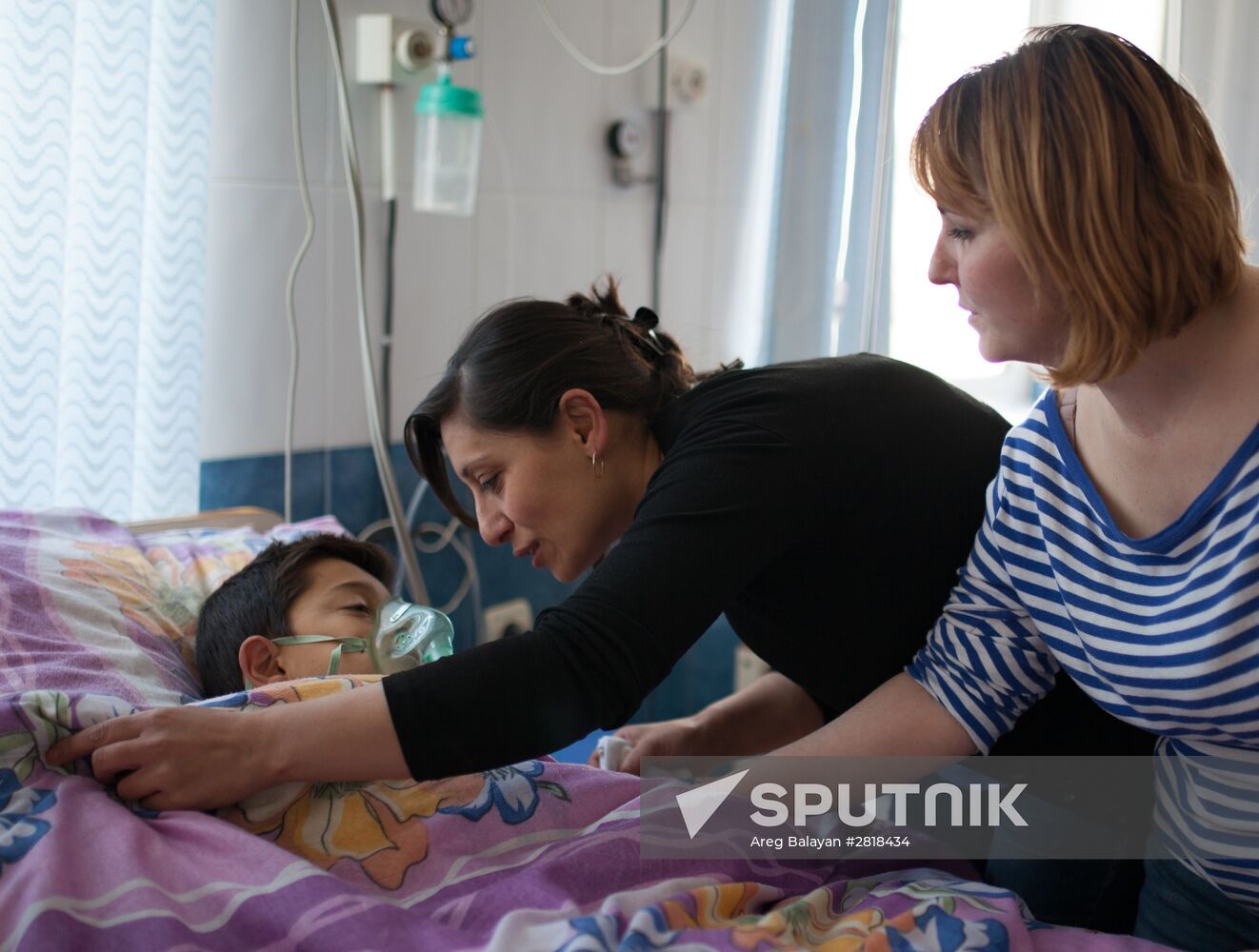 Children in the Republican Medical Center, Stepanakert
