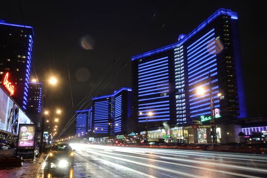 Light It Up Blue event in Russia