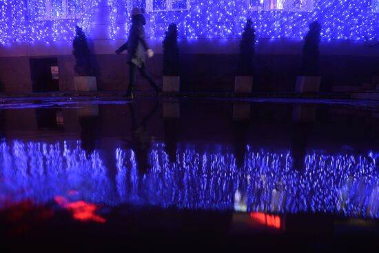 Light It Up Blue event in Russia