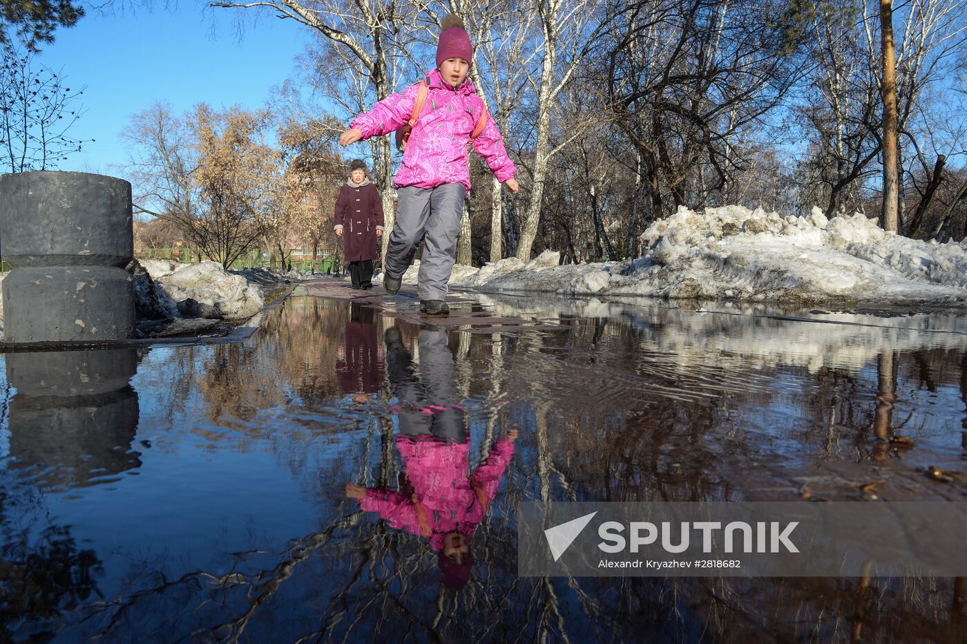 Spring in Novosibirsk