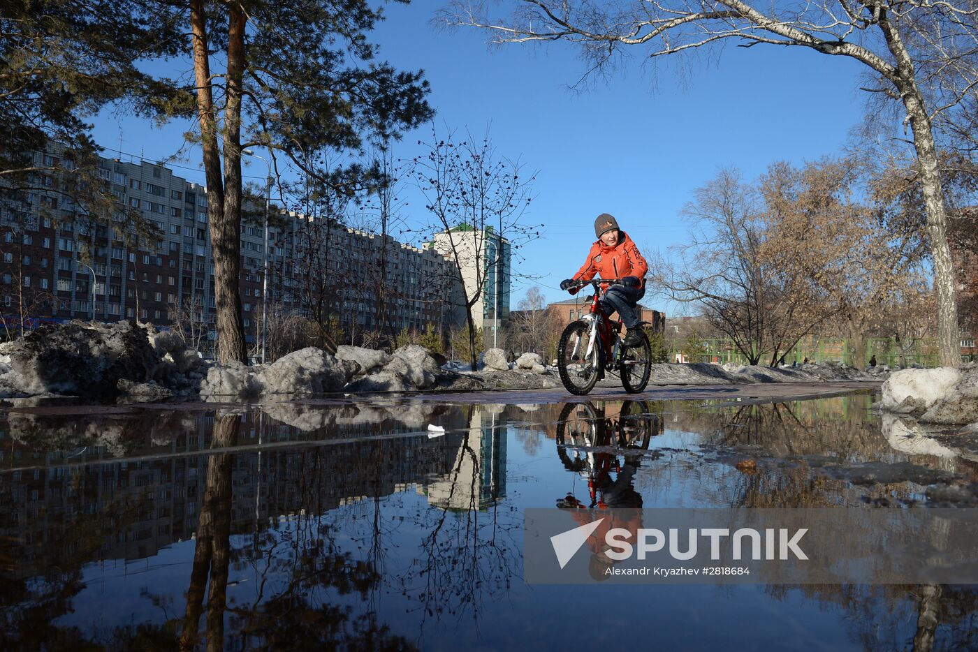 Spring in Novosibirsk