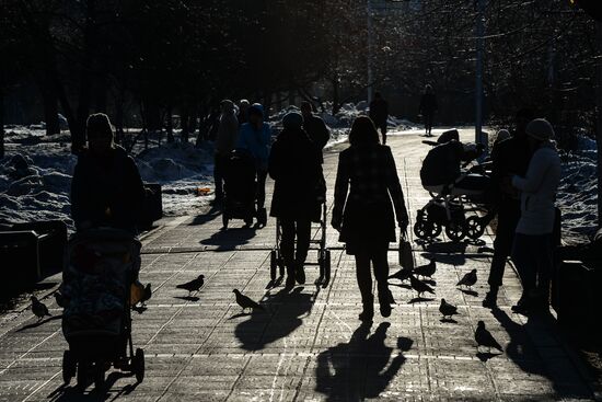 Spring in Novosibirsk