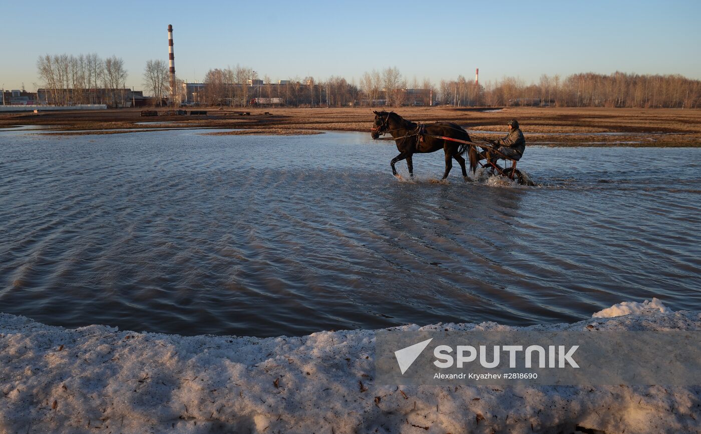 Spring in Novosibirsk