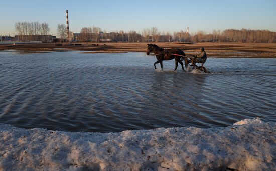 Spring in Novosibirsk