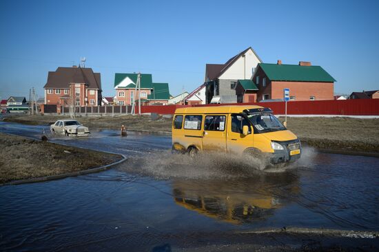Spring in Novosibirsk
