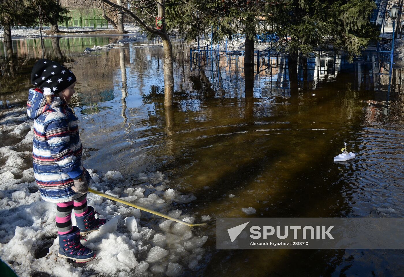 Spring in Novosibirsk