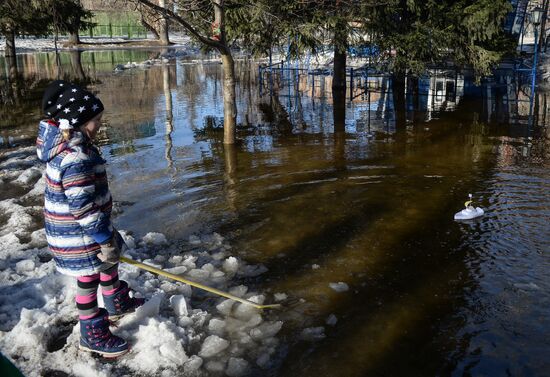 Spring in Novosibirsk