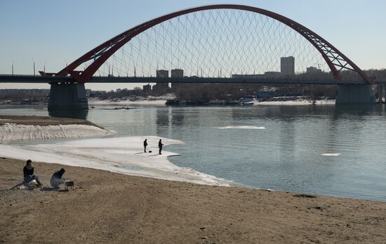 Spring in Novosibirsk