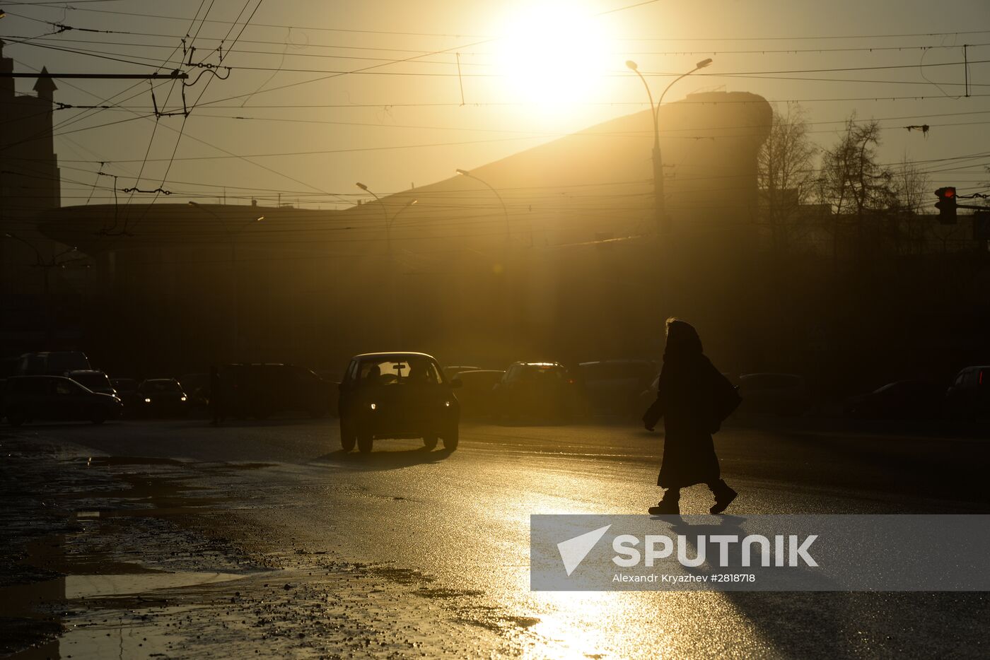 Spring in Novosibirsk