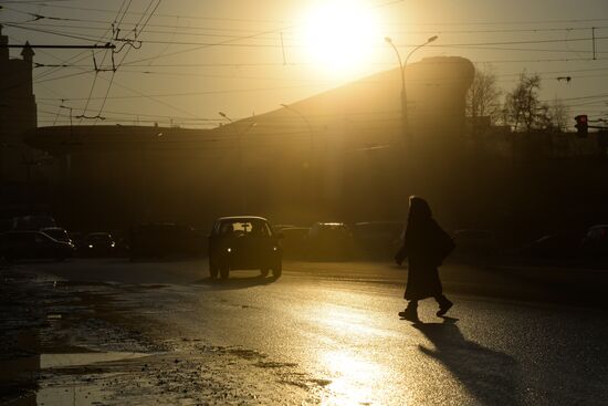 Spring in Novosibirsk