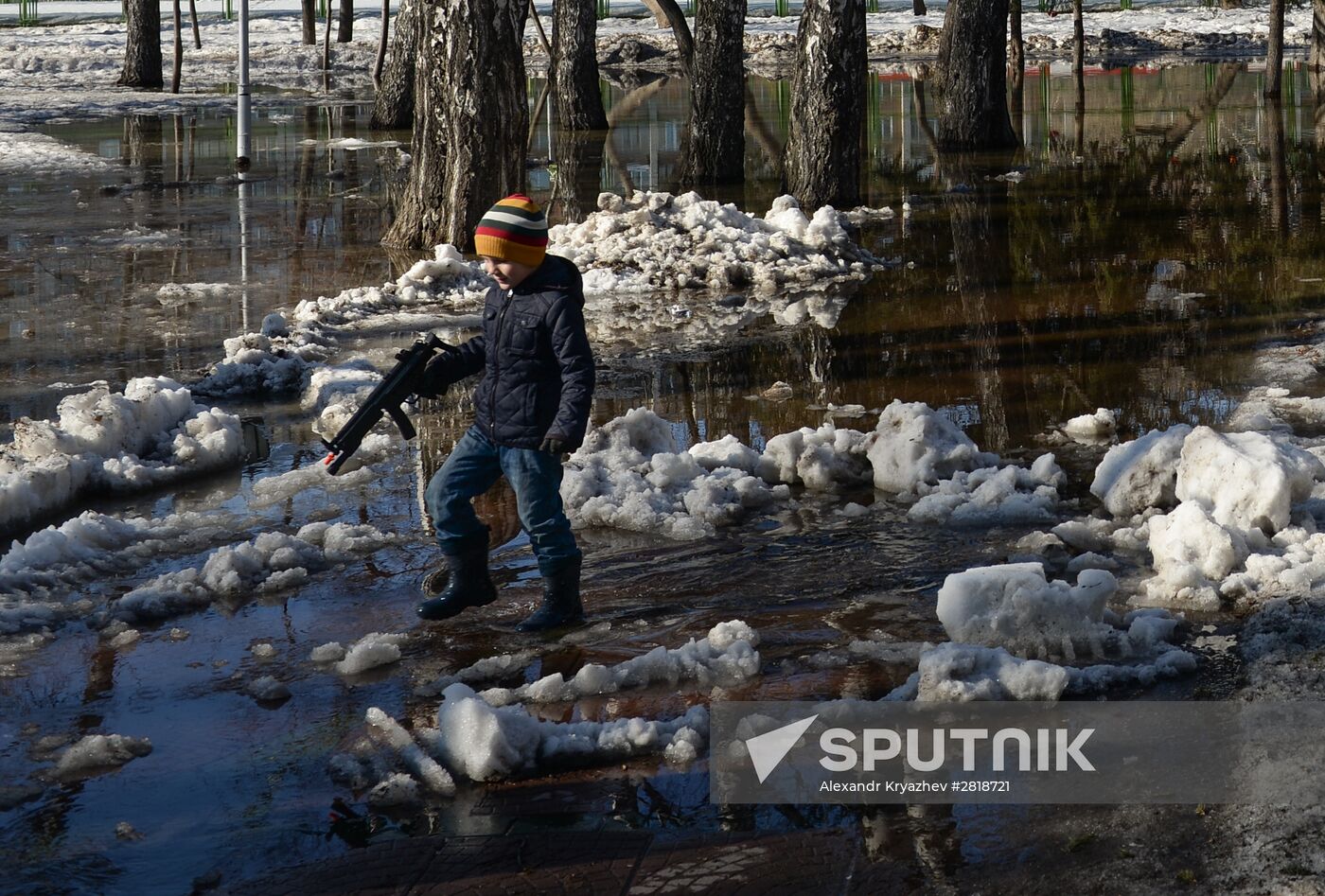 Spring in Novosibirsk