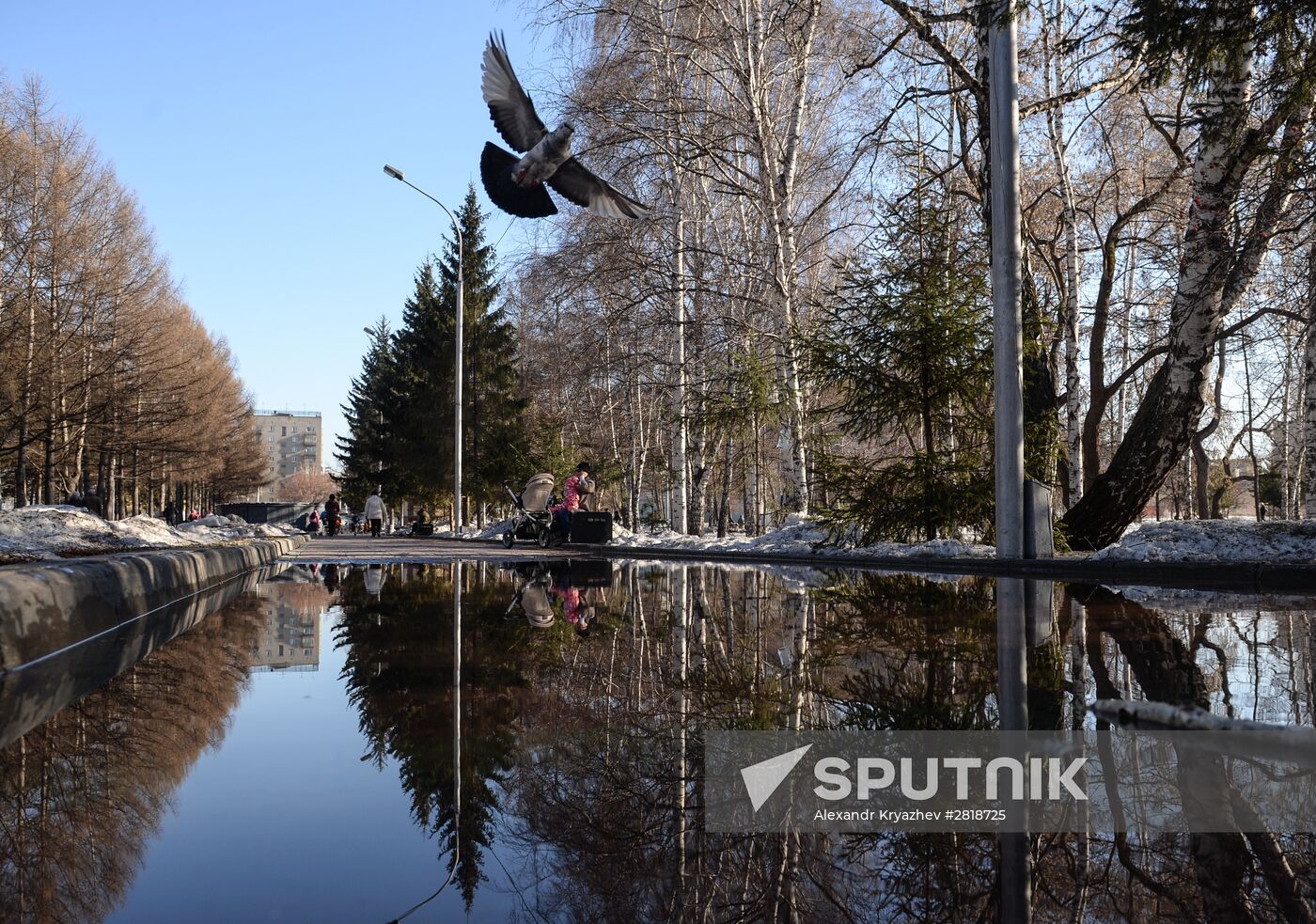 Spring in Novosibirsk