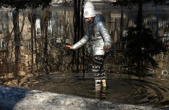 Spring in Novosibirsk