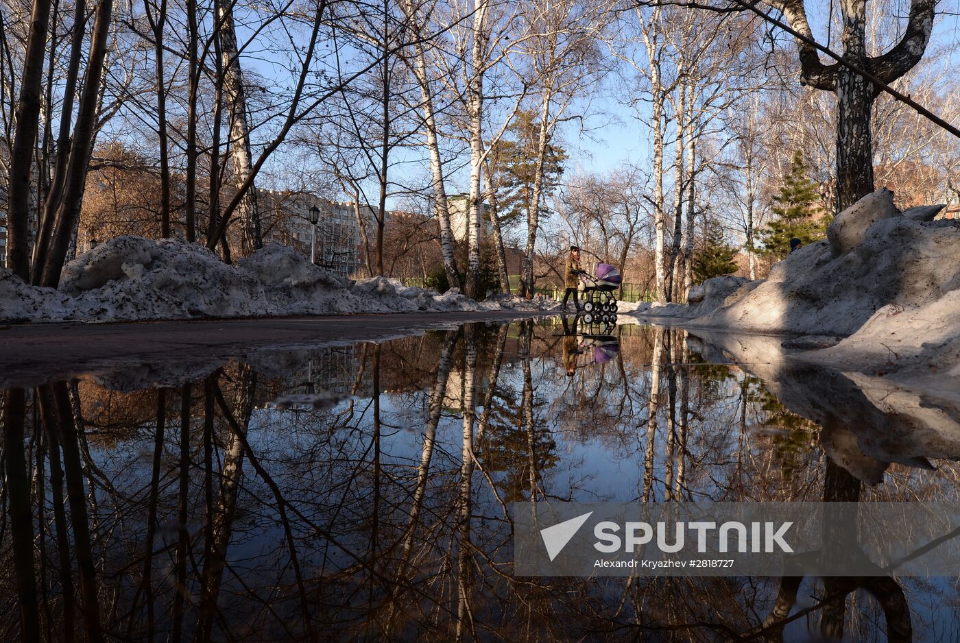 Spring in Novosibirsk