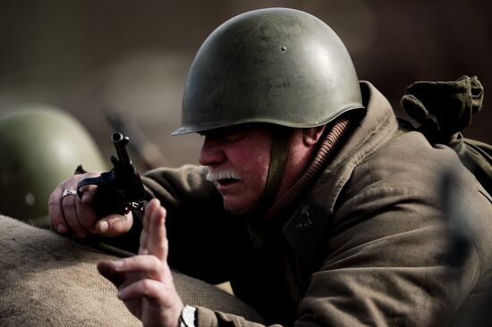"A Forgotten Deed" military and historical reenactment in Novgorod Region