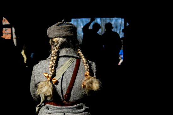 "A Forgotten Deed" military and historical reenactment in Novgorod Region