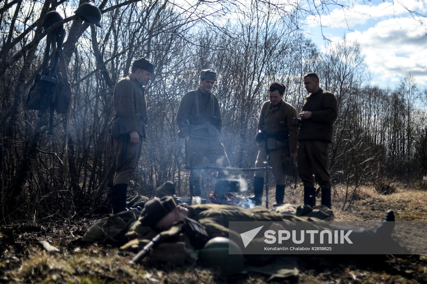 "A Forgotten Deed" military and historical reenactment in Novgorod Region