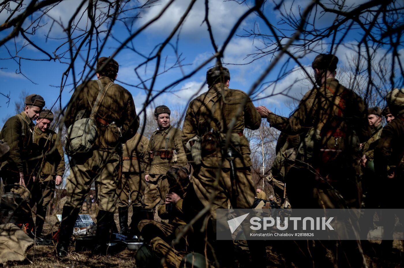 "A Forgotten Deed" military and historical reenactment in Novgorod Region