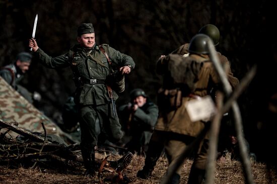 "A Forgotten Deed" military and historical reenactment in Novgorod Region
