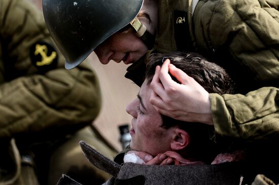 "A Forgotten Deed" military and historical reenactment in Novgorod Region