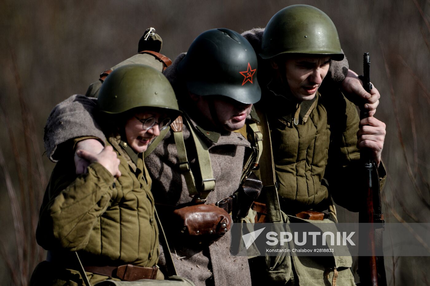 "A Forgotten Deed" military and historical reenactment in Novgorod Region