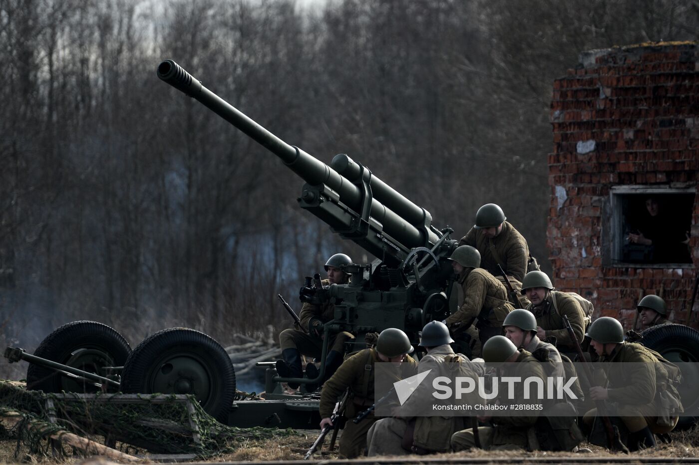 "A Forgotten Deed" military and historical reenactment in Novgorod Region