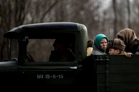 "A Forgotten Deed" military and historical reenactment in Novgorod Region