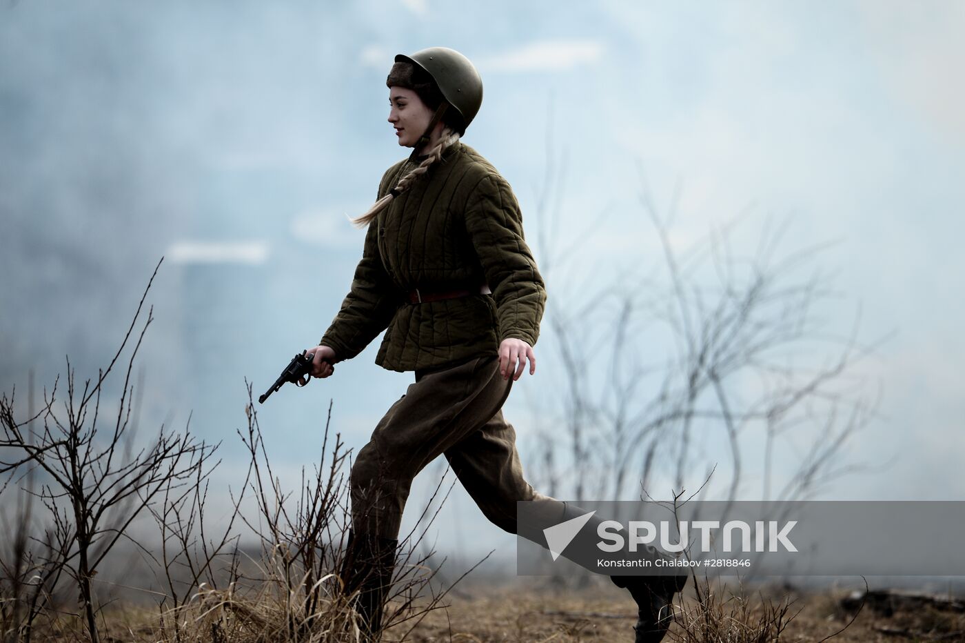 "A Forgotten Deed" military and historical reenactment in Novgorod Region