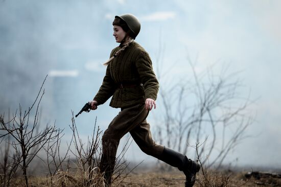 "A Forgotten Deed" military and historical reenactment in Novgorod Region