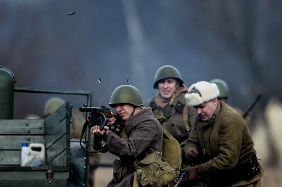 "A Forgotten Deed" military and historical reenactment in Novgorod Region