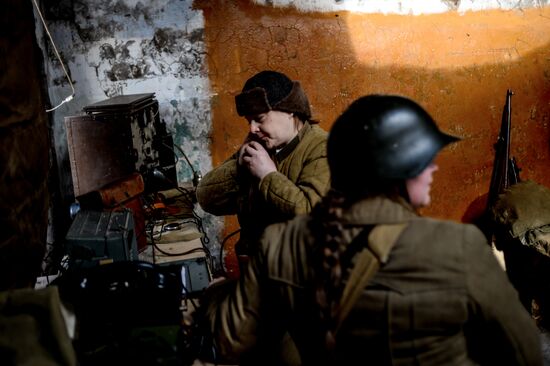 "A Forgotten Deed" military and historical reenactment in Novgorod Region