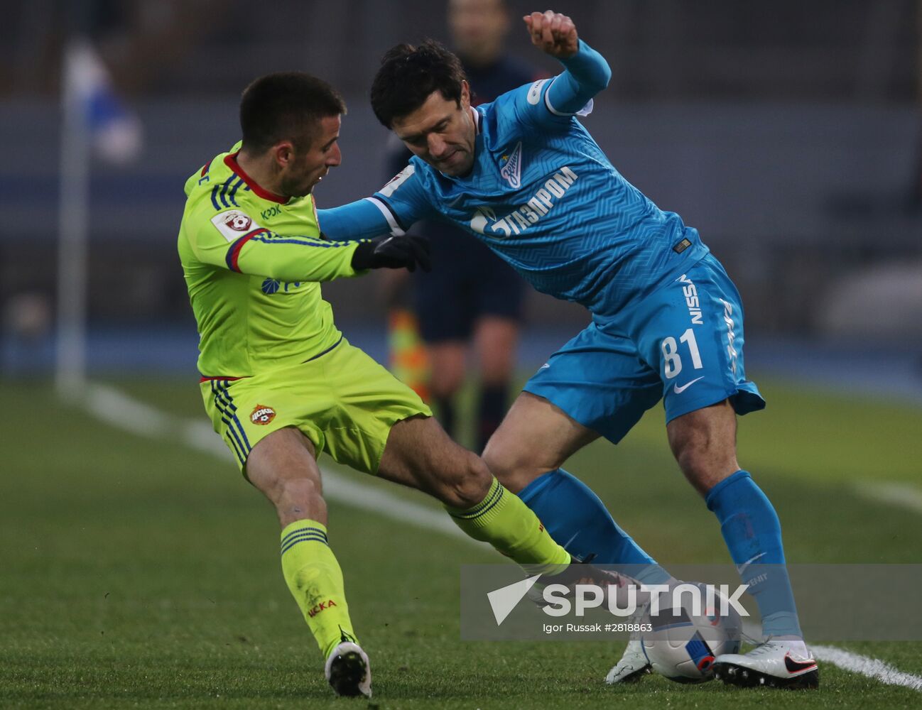 Russian Football Premier League. Zenit vs. CSKA