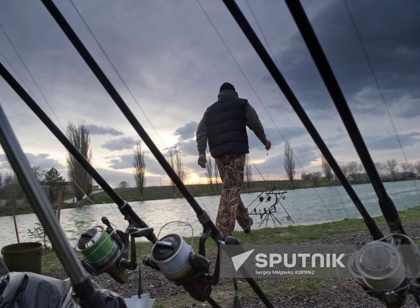 Carp fishing championship in Crimea