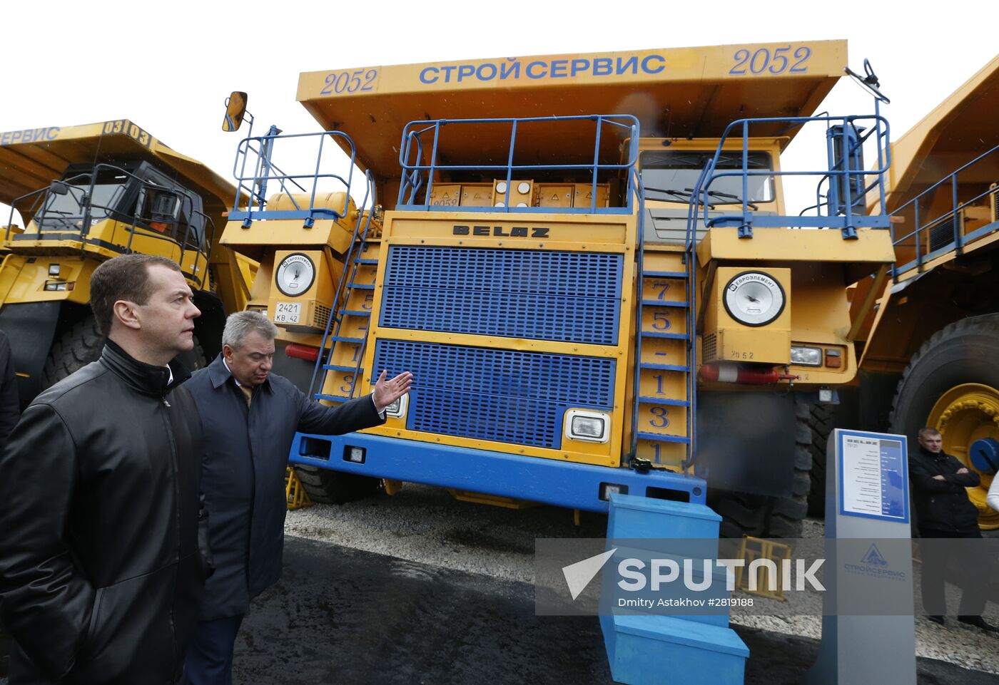 Russian Prime Minister Dmitry Medvedev visits Kemerovo region