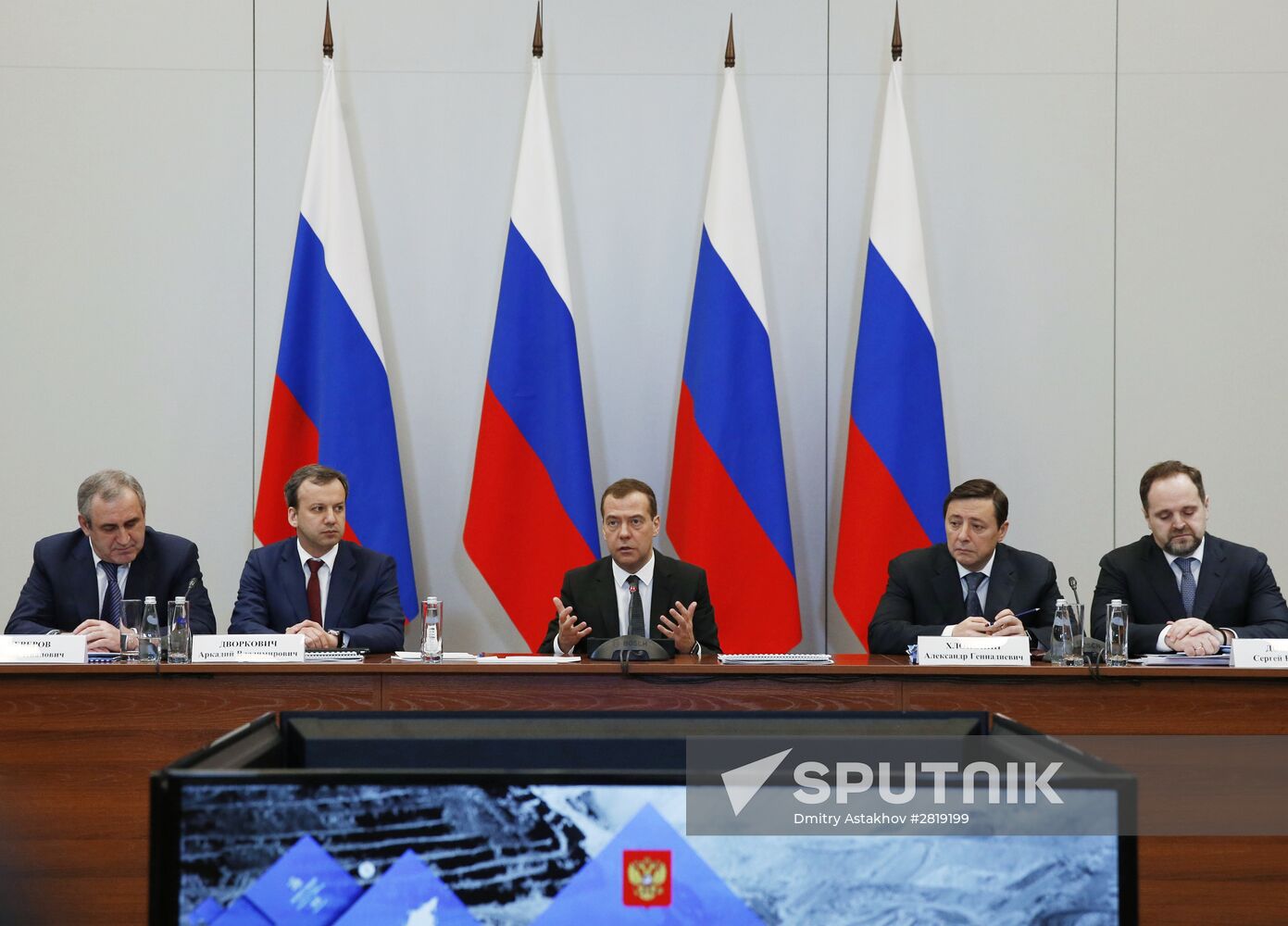 Russian Prime Minister Dmitry Medvedev visits Kemerovo region