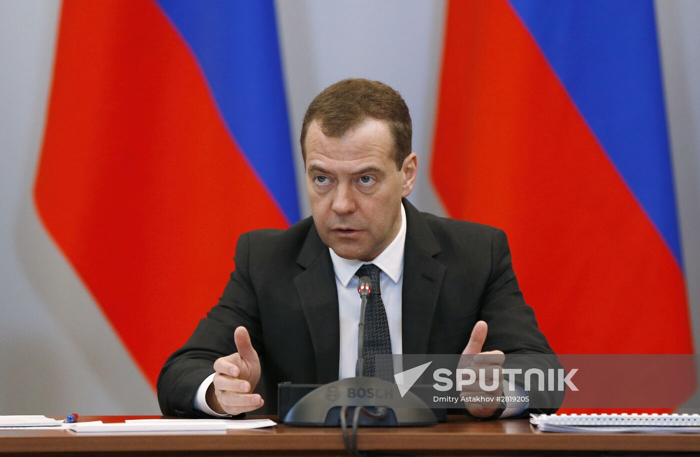 Russian Prime Minister Dmitry Medvedev visits Kemerovo region