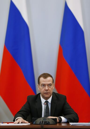 Russian Prime Minister Dmitry Medvedev visits Kemerovo region
