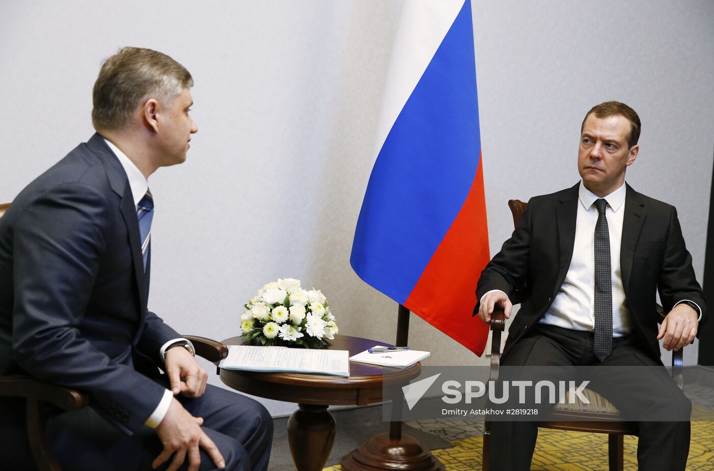 Russian Prime Minister Dmitry Medvedev visits Kemerovo region
