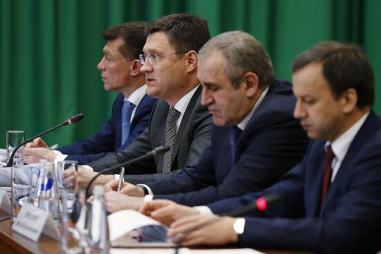 Russian Prime Minister Dmitry Medvedev visits Kemerovo region