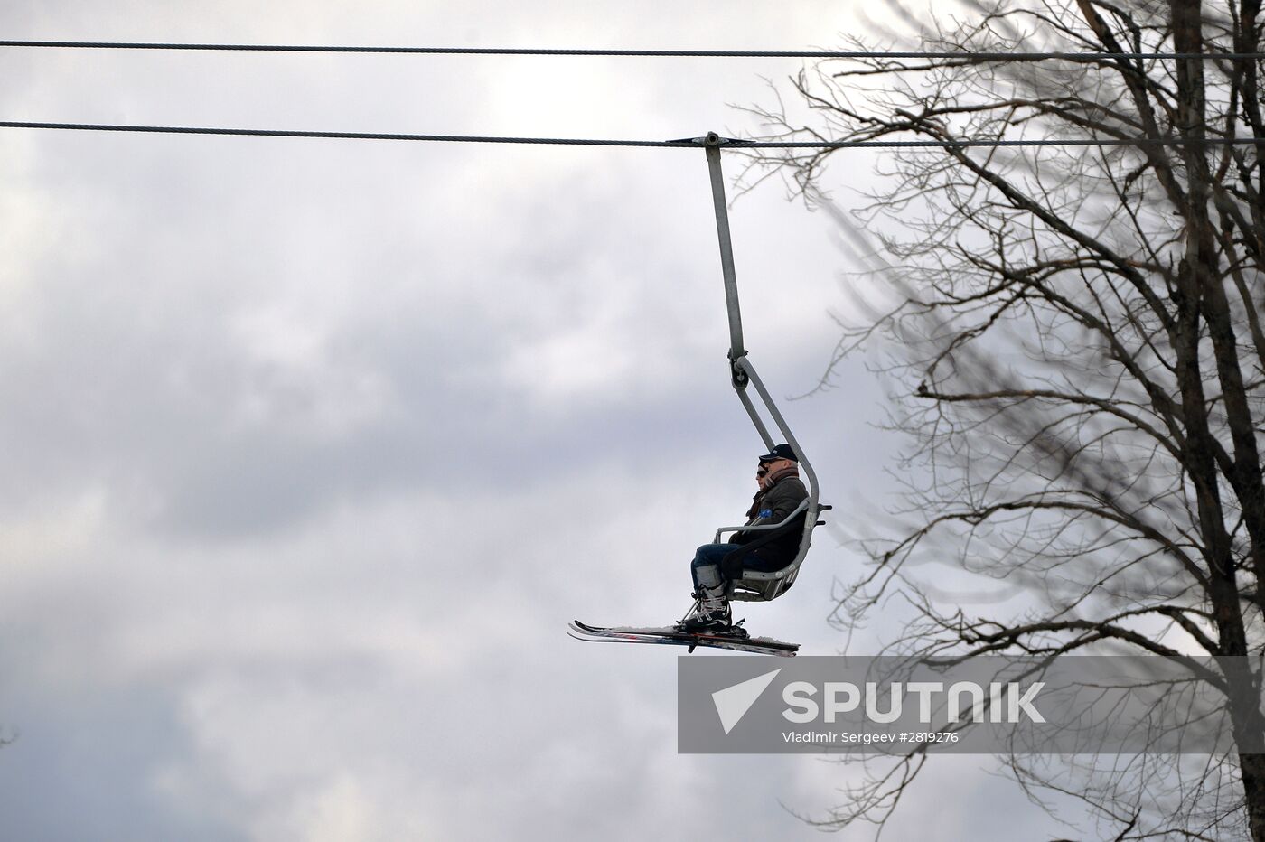 Skiing at Rosa Khutor Alpine Resort in spring