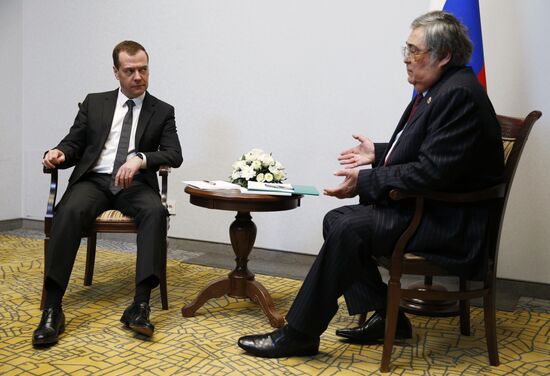 Russian Prime Minister Dmitry Medvedev visits Kemerovo region