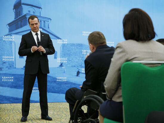 Russian Prime Minister Dmitry Medvedev visits Kemerovo region
