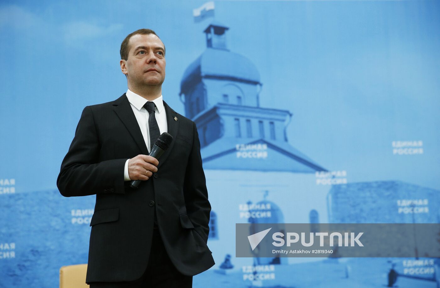 Russian Prime Minister Dmitry Medvedev visits Kemerovo region