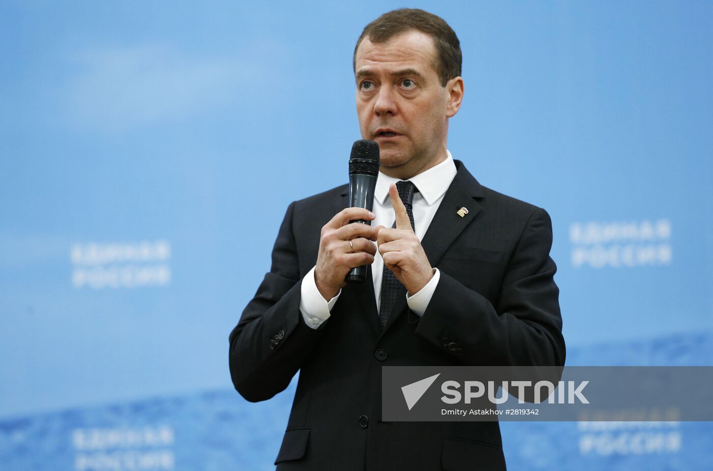 Russian Prime Minister Dmitry Medvedev visits Kemerovo region